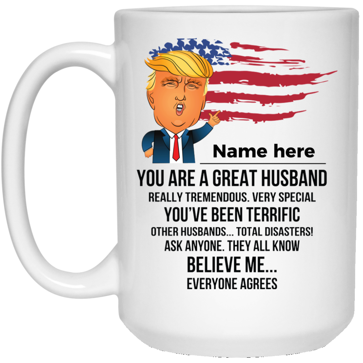 You Are A Great Husband Personalized Coffee Mugs