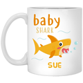 Baby Shark Personalized Coffee Mugs