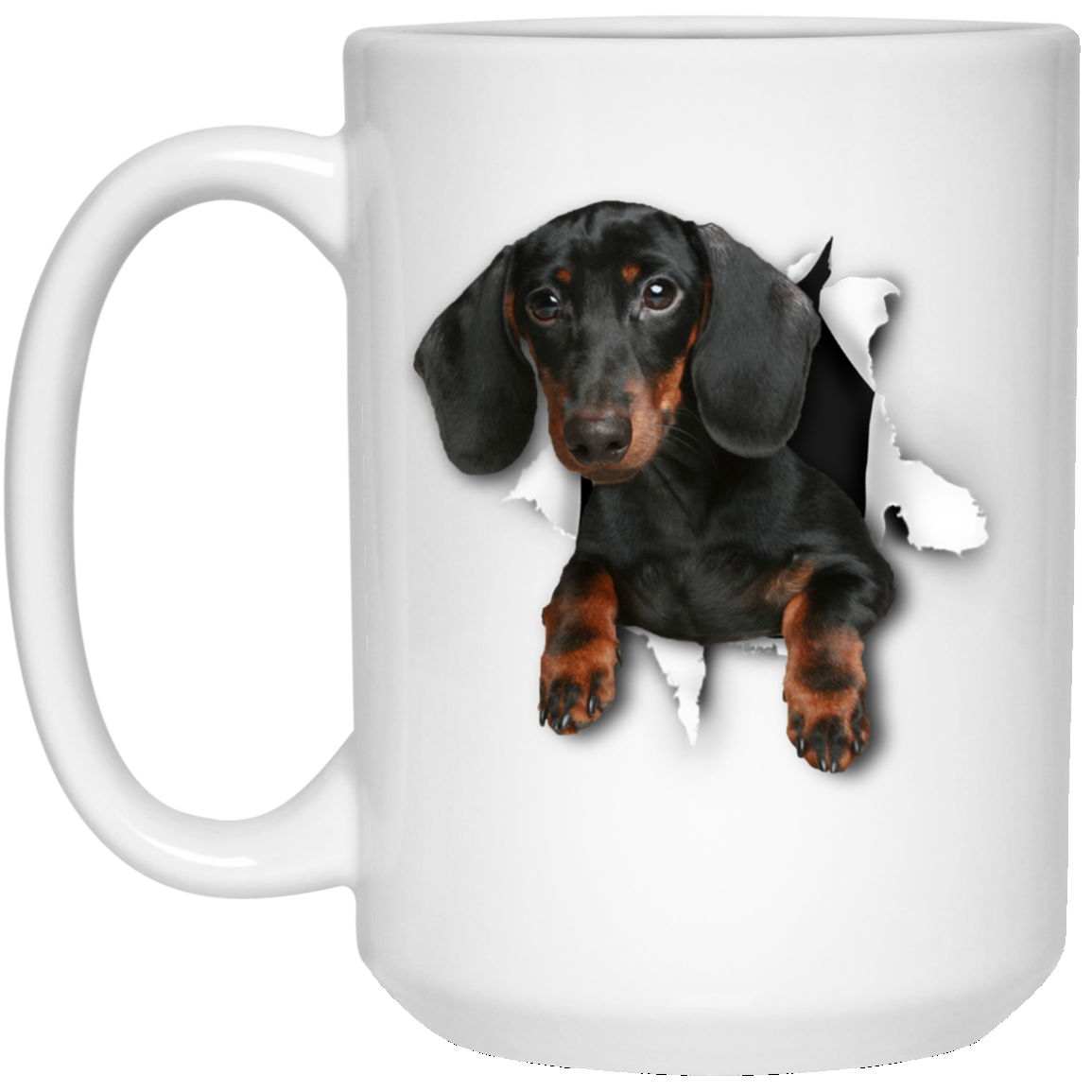 Cute Dachshund 3D Coffee Mugs