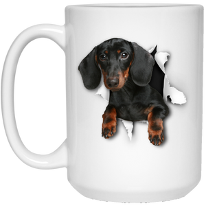 Cute Dachshund 3D Coffee Mugs