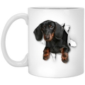 Cute Dachshund 3D Coffee Mugs