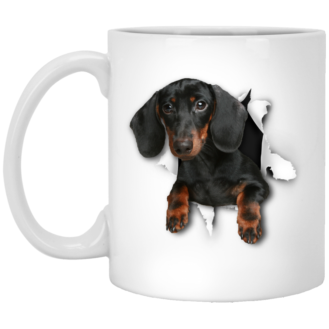 Cute Dachshund 3D Coffee Mugs