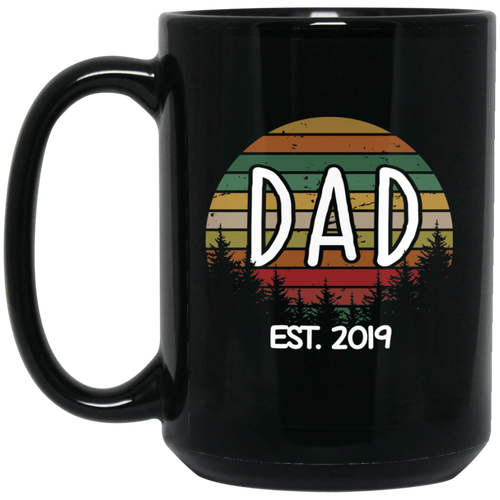 Dad Est 2019 Coffee Mug, First Father's Gift
