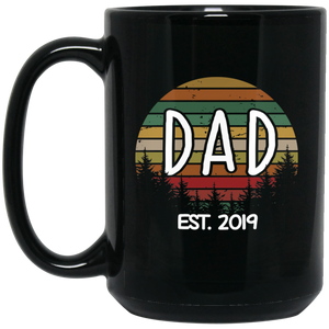 Dad Est 2019 Coffee Mug, First Father's Gift