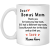 Dear Bonus Mom Thank You Personalized Coffee Mugs