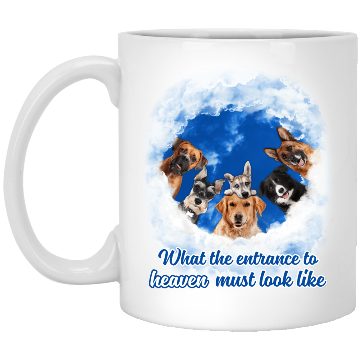 Entrance To Heaven Dogs Coffee Mugs