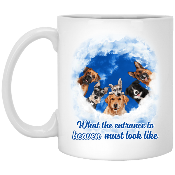 Entrance To Heaven Dogs Coffee Mugs