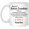 Bonus Grandma Personalized Coffee Mugs