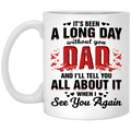Dad See You Again Personalized Mug, Father Custom Name Memorial Mug