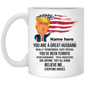 You Are A Great Husband Personalized Coffee Mugs