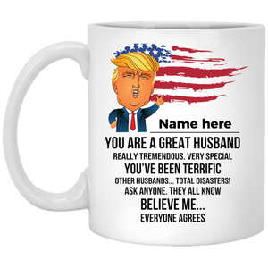 You Are A Great Husband Personalized Coffee Mugs