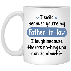 Father-in-Law Smile Laugh Coffee Mugs