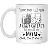 Crazy Cat Mom Personalized Coffee Mugs