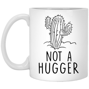 Cactus Not A Hugger Coffee Mugs
