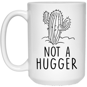 Cactus Not A Hugger Coffee Mugs