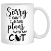Plan With My Cat Personalized Mugs